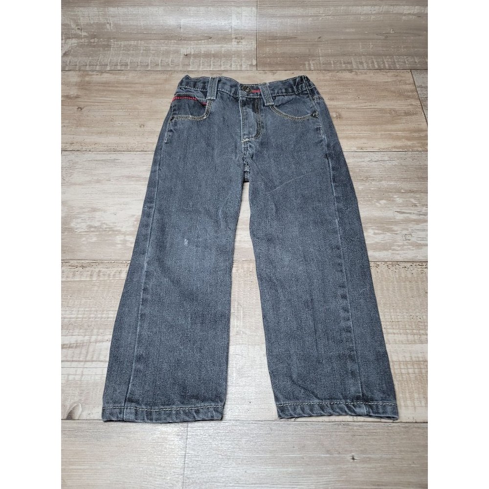 Coogi Boys Kids Jeans Size 3T Black & Red 14" Inseam